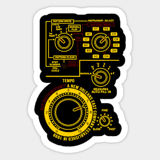 XLP 808  Drum Machine Sticker